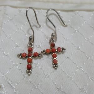 Southwestern Cross Earrings
